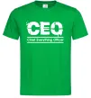 Чоловіча футболка CEO Зелений Чоловіча футболка CEO Зелений фото