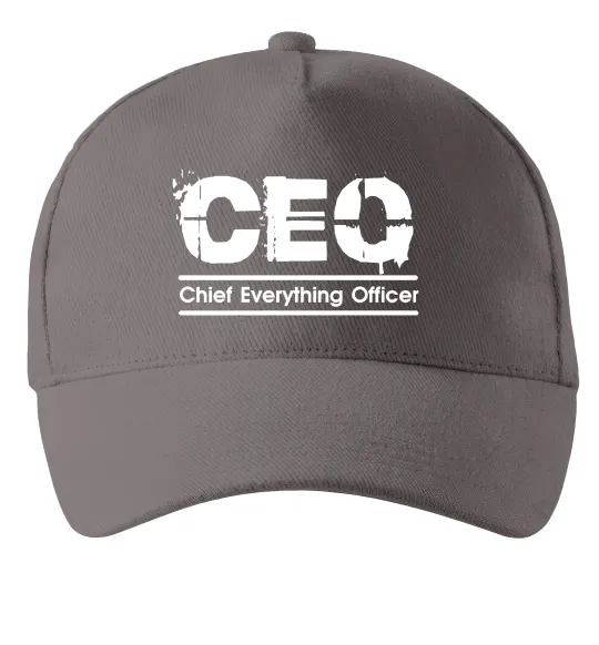 Кепка CEO Сірий фото