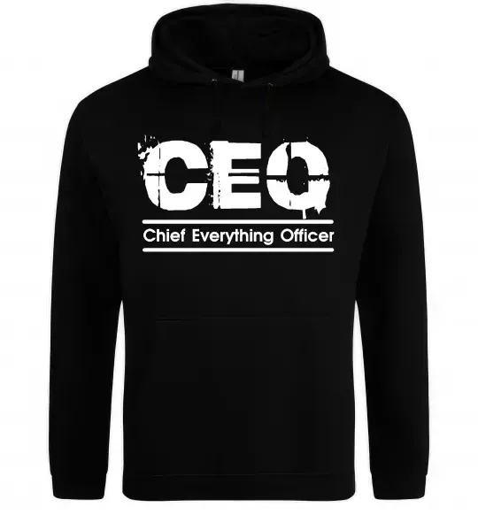 Женская толстовка (худи) CEO Черный фото