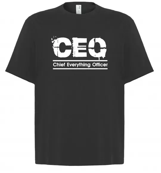 Футболка Оверсайз CEO Черный фото