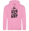 Чоловіча толстовка (худі) The big bro Рожевий фото