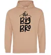 Мужская толстовка (худи) The big bro Песочный фото