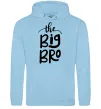 Чоловіча толстовка (худі) The big bro Блакитний фото