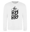 Свитшот The big bro Белый фото