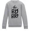 Детский Свитшот The big bro Серый меланж фото