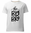 Чоловіча преміум футболка The big bro Білий фото