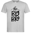 Мужская футболка The big bro Серый фото
