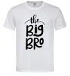 Мужская футболка The big bro Белый фото