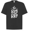 Футболка Оверсайз The big bro Черный фото