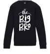 Детский Свитшот The big bro Черный фото