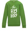 Детский Свитшот The big bro Лаймовый фото