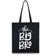 Эко-сумка The big bro Черный фото