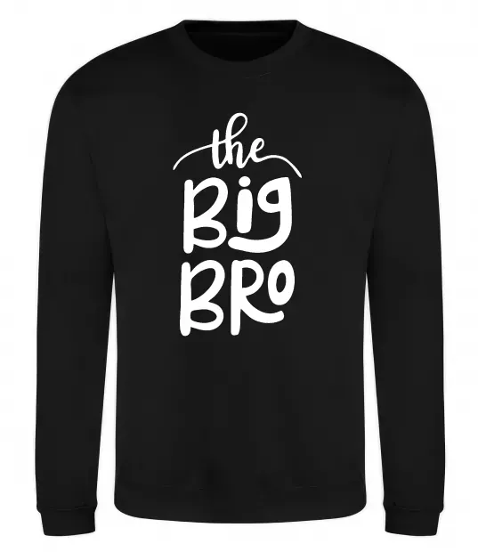 Свитшот The big bro Черный фото