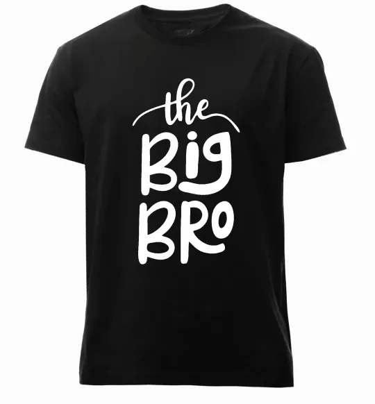 Чоловіча преміум футболка The big bro Чорний фото