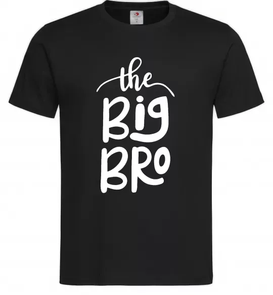 Мужская футболка The big bro Черный фото