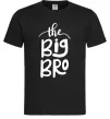 Мужская футболка The big bro Черный фото