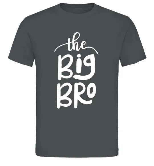Мужская футболка The big bro Графит фото