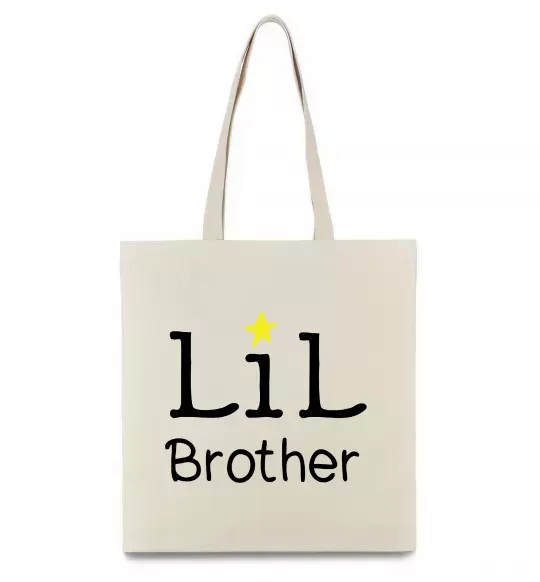 Еко-сумка Lil brother Бежевий фото