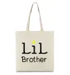 Еко-сумка Lil brother Бежевий фото