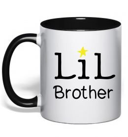 Чашка с цветной ручкой Lil brother Чашка с цветной ручкой Lil brother