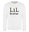 Світшот Lil brother Білий фото
