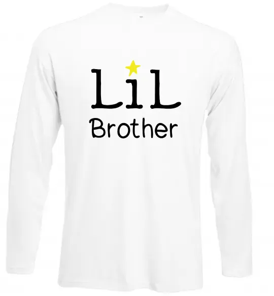 Лонгслів Lil brother Білий фото