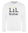 Світшот Lil brother Білий фото