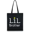 Еко-сумка Lil brother Чорний фото
