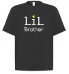 Футболка Оверсайз Lil brother Чорний фото
