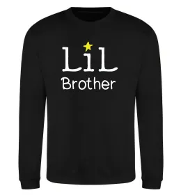 Свитшот Lil brother Черный фото