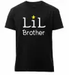 Чоловіча преміум футболка Lil brother Чорний фото