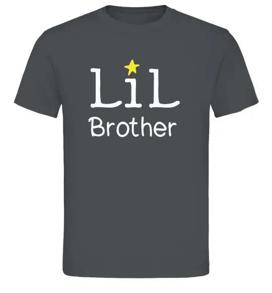 Мужская футболка Lil brother Графит фото