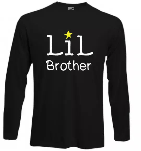 Лонгслів Lil brother Чорний фото