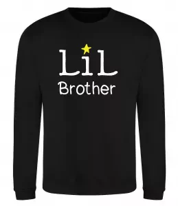 Свитшот Lil brother Черный фото