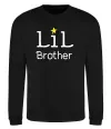Світшот Lil brother Чорний фото
