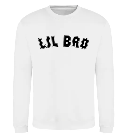 Свитшот Lil bro Белый фото