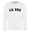Свитшот Lil bro Белый фото