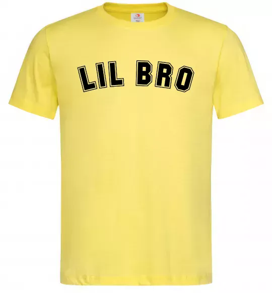 Мужская футболка Lil bro Лимонный фото
