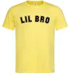 Мужская футболка Lil bro Лимонный фото