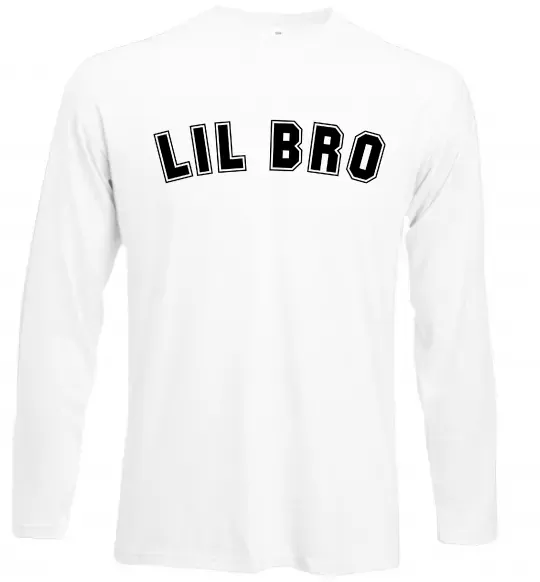 Лонгслів Lil bro Білий фото