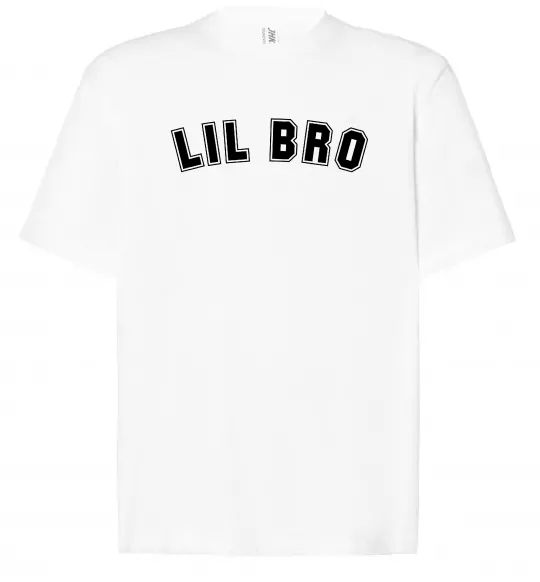 Футболка Оверсайз Lil bro Белый фото