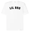 Футболка Оверсайз Lil bro Белый фото