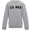 Детский Свитшот Lil bro Серый меланж фото