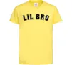Детская футболка Lil bro Лимонный фото