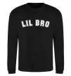Свитшот Lil bro Черный фото
