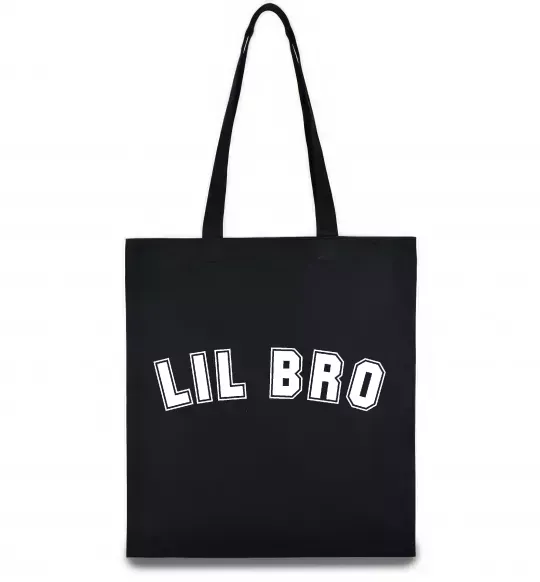 Эко-сумка Lil bro Черный фото