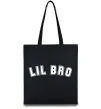 Эко-сумка Lil bro Черный фото