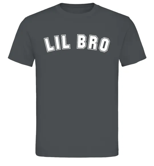 Мужская футболка Lil bro Графит фото
