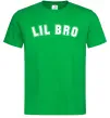 Мужская футболка Lil bro Зеленый фото