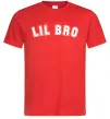 Мужская футболка Lil bro Красный фото